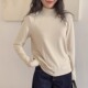 软糯澳绒半高领打底衫 秋冬加厚高弹双面绒保暖中领内搭长袖 T女