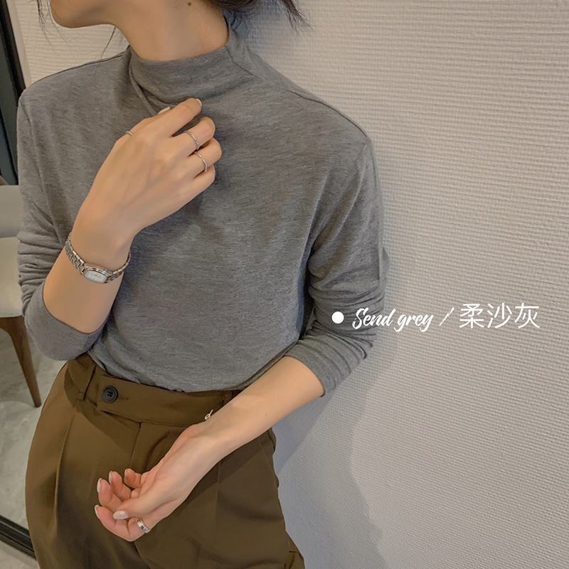 宝藏软糯羊绒亲肤内搭T恤打底衫