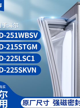 适用海尔BCD-251WBSV 215STGM 225LSC1 225SKVN冰箱密封条门封条