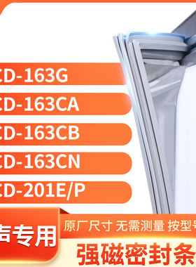 适用容声BCD-163G 163CA 163CB 163CN 201E/P冰箱密封条门封条胶