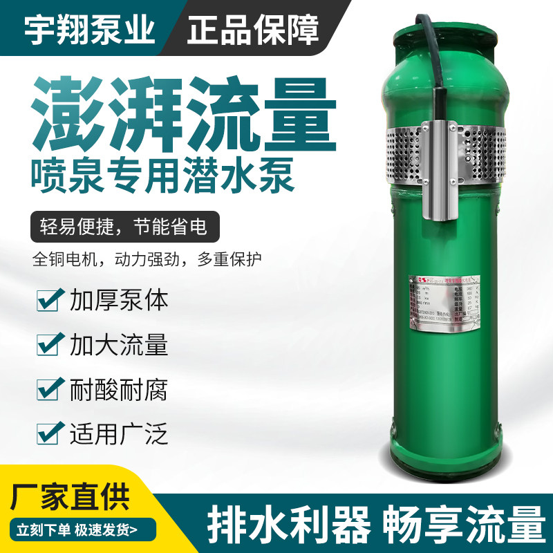 QSP喷泉泵铸铁不锈钢电泵380V景观水池造景水泵QS喷泉专用潜水泵,五金/工具,水泵,淘宝优惠券,粉丝福利购,淘宝优惠卷