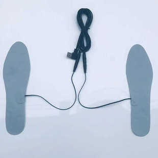 USB5V发热鞋垫..硅胶防水电热鞋垫.充电宝供电.鞋垫电热片.保暖鞋