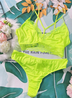 Z998 性感涤纶蕾丝单层细带美体吊带文胸内衣小众大码心机女生套