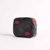 深山九处真皮手拿小包 绵羊皮钱包卡包化妆包口红包收纳迷你包