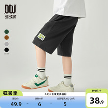 多多家男童短裤夏季薄款2025夏装新款儿童中大童纯棉运动休闲外穿
