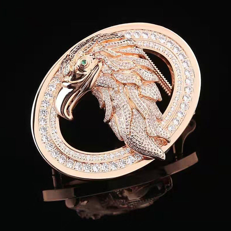 鹰头皮带男款皮带头卡扣男士皮带扣头内穿式腰带扣头腰带头单配件