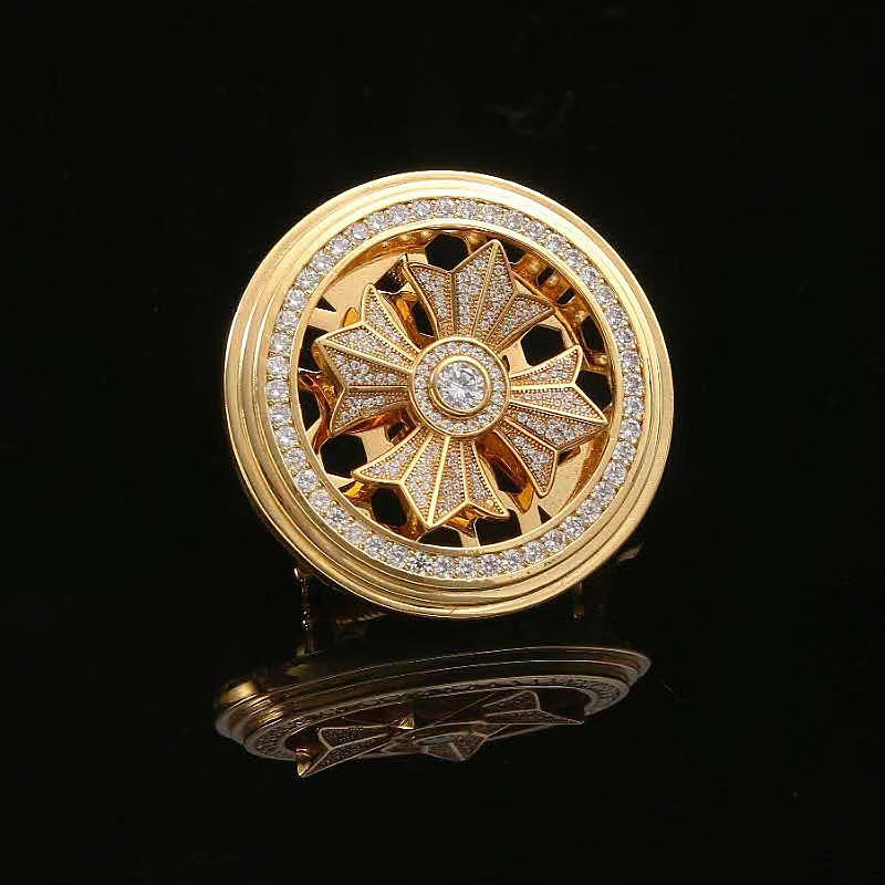 时来运转皮带扣头配件单卖皮带头男款扣头内穿式腰带扣头 腰带头