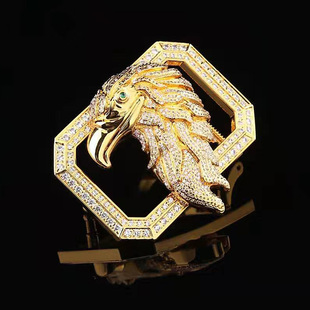 大象镶钻皮带头男款扣头不锈钢皮带扣头配件腰带扣头内穿式腰带头