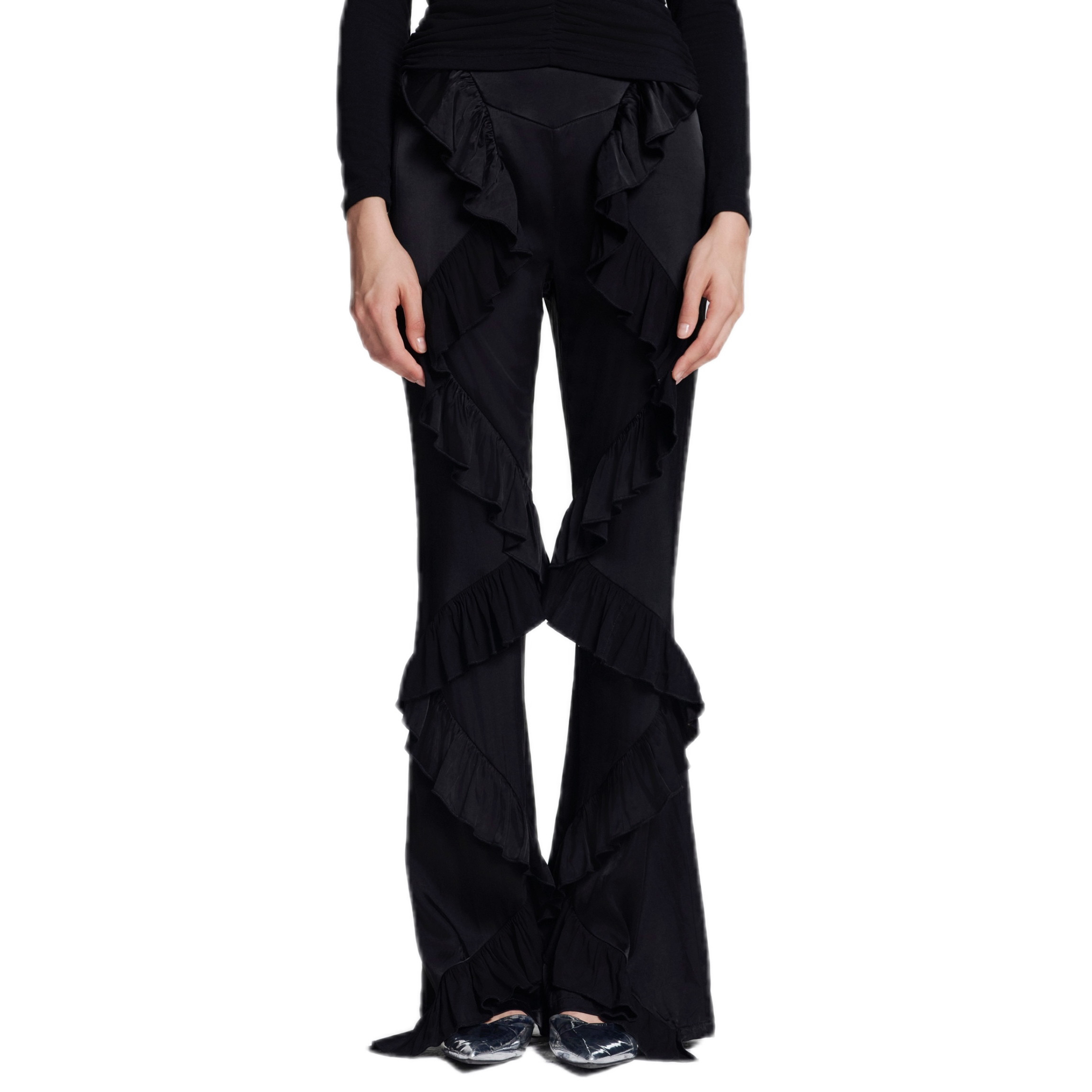 海带边弹力喇叭裤洛杉矶CORA&WYNN