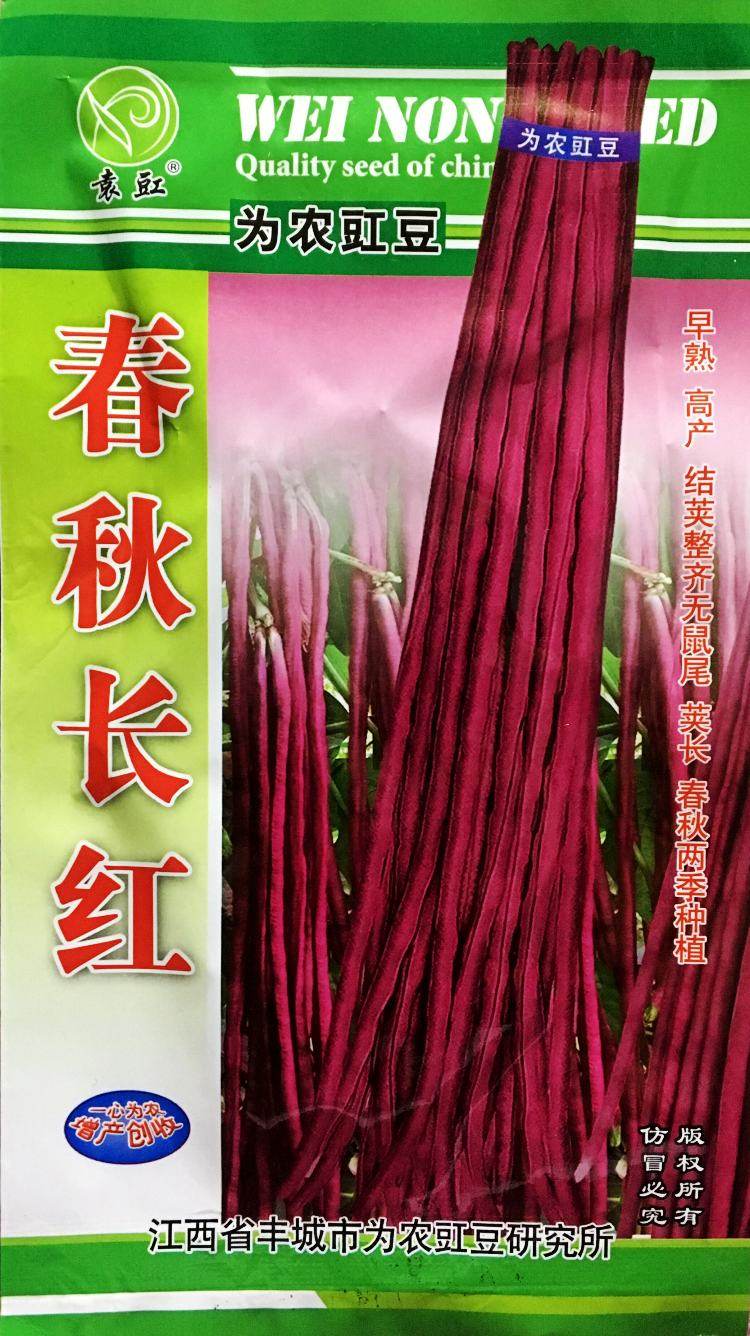 春秋长红长豆角种子红豇豆种子爬藤蔬菜种子产量高原种约35g
