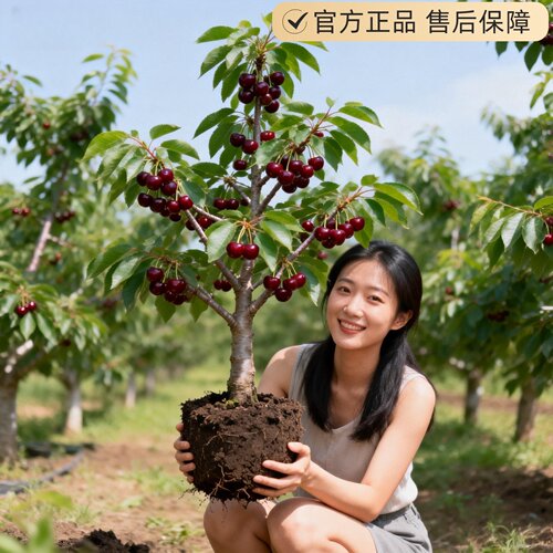 樱桃树苖当年结果北方耐寒矮化红妃樱桃树苗盆栽南方特大嫁接树苗