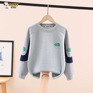 洋气 儿童上衣中大童衣服秋冬男孩童装 史努比卫衣童装 男童2025新款