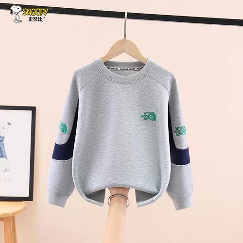 史努比男童卫衣新款中大童洋气