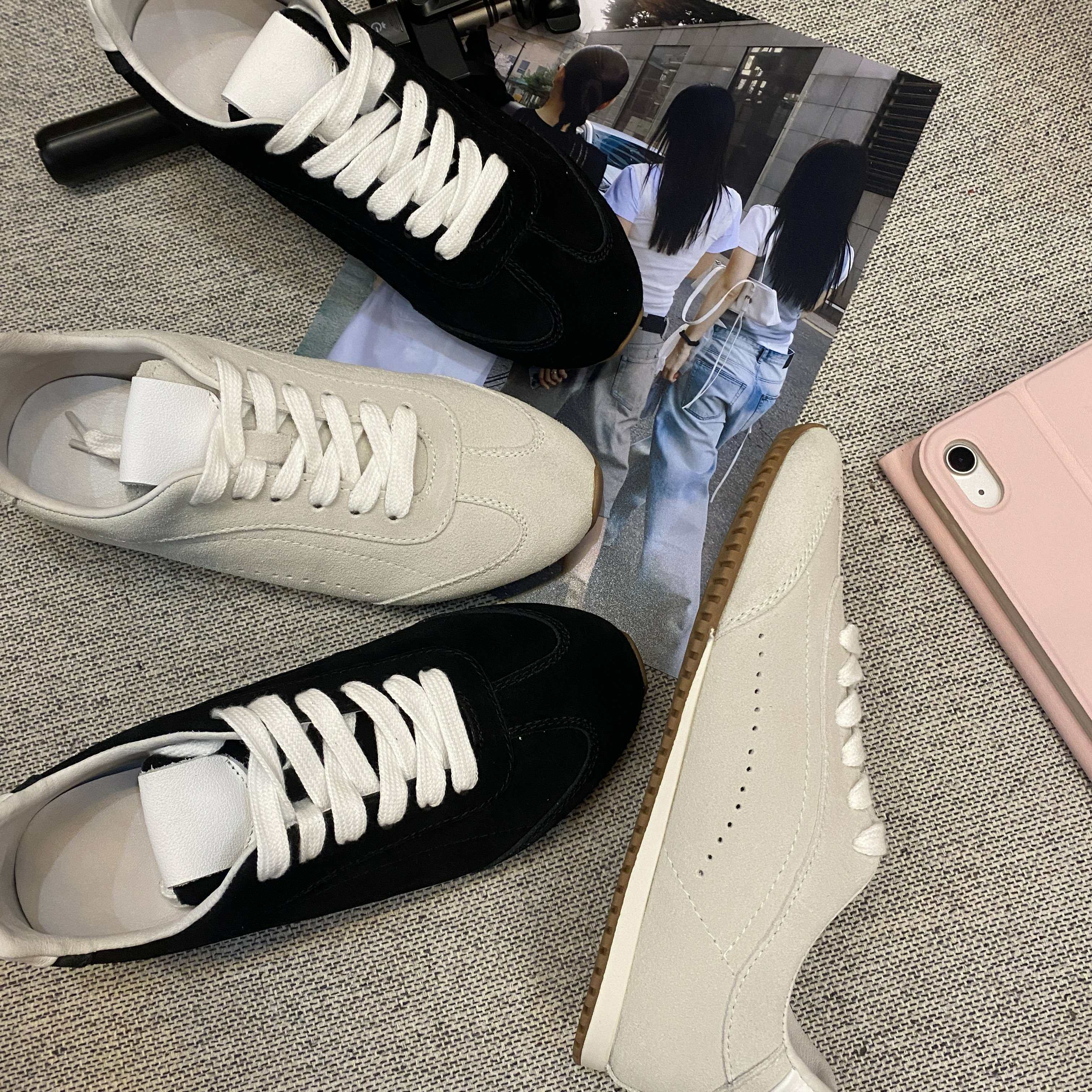 谬系复古百搭系带德训鞋女平底透气休闲阿甘鞋舒适运动鞋ins风,女鞋,时尚休闲鞋,淘宝优惠券,粉丝福利购,淘宝优惠卷