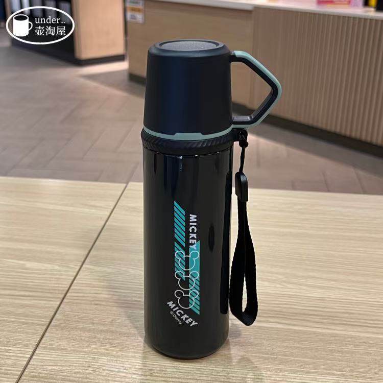 迪士尼 米奇 WD-3144 真空保温瓶户外旅行316不锈钢便携水杯水壶