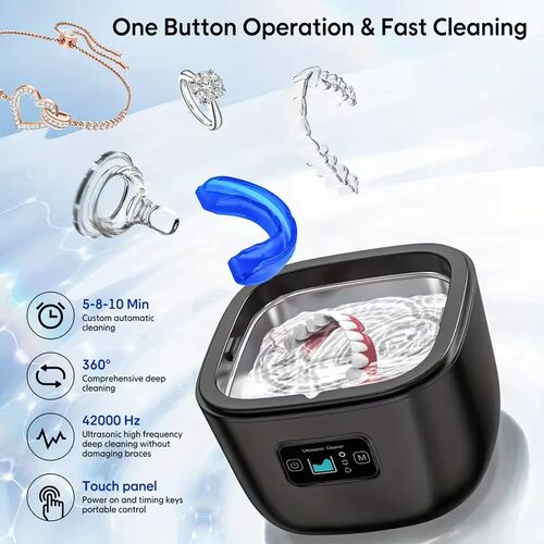 Ultrasonic Cleaner for Denture UV Cleaner Ultrasonic Jewelry