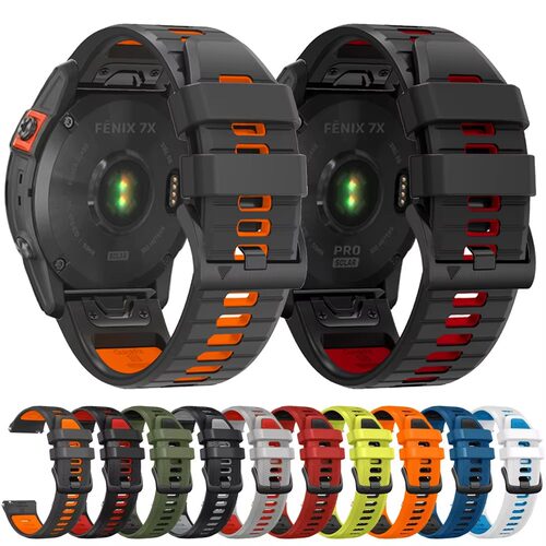 22 26MM Silicone WatchBand Strap For Garmin Fenix  QuickFit