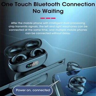 Wireless Earphones TWS Bluetooth Earbuds Clip Headphones