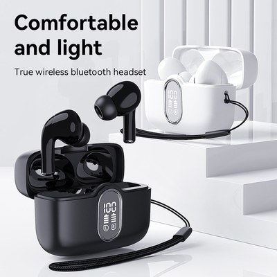AP26 Earphones Wireless BT Earbuds LED Display IPX4 Waterpro