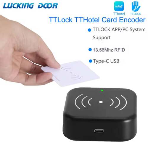 TTLOCK Card Encoder NFC IC Card Reader RFID Chip Scanner