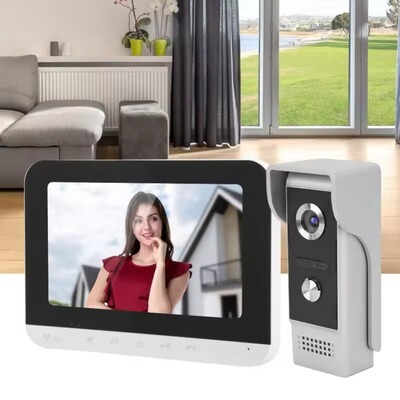 Video Doorbell Intercom Doorphone Wired Wifi Remote Unlock