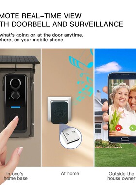 Tuya Video Doorbell Wifi Door Peephole waterproof case