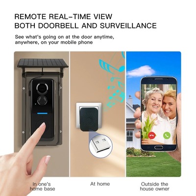 Tuya Video Doorbell Wifi Door Peephole waterproof case