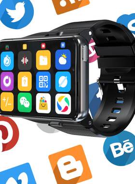 Smart Watch 4G LTE GPS WIFI 2.88”Smartwatch 2300mAh Battery