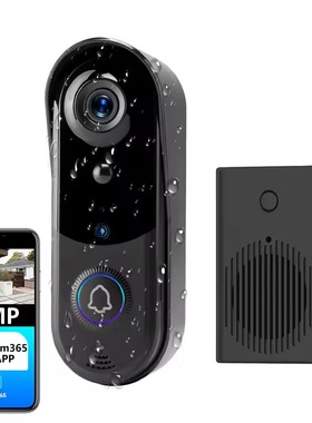 FREE Cloud Storage 1080P 2.4Ghz WiFi Smart Video Doorbell