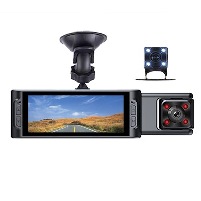 WiFi 3 Cameras Dash Cam Car Video Recording Camcorder