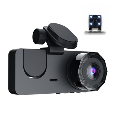 1080P DVR Dash Camera 3 Cameras Driving Recorder