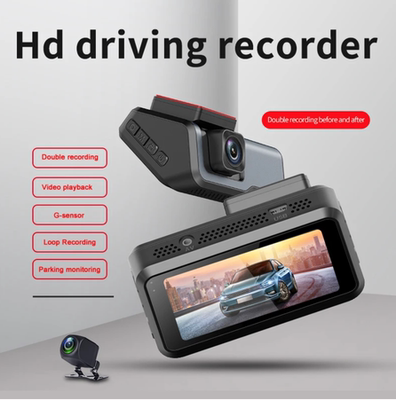Dual Lens With 1080P Car Dash Cam Video Recorder Supports Mo