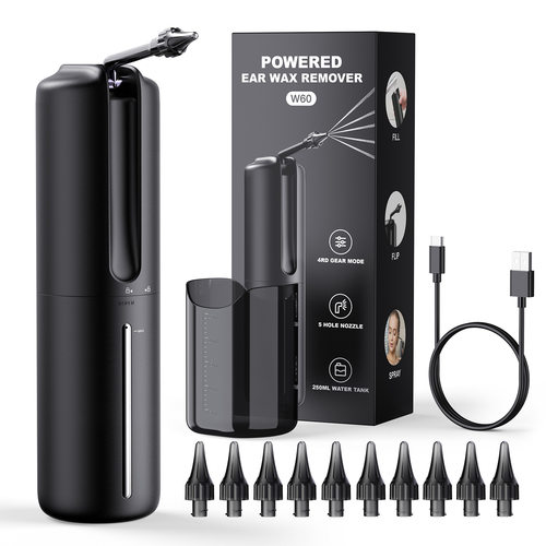 Ear Cleaner Ear Wax Removal Kit Rechargeable Water Washer