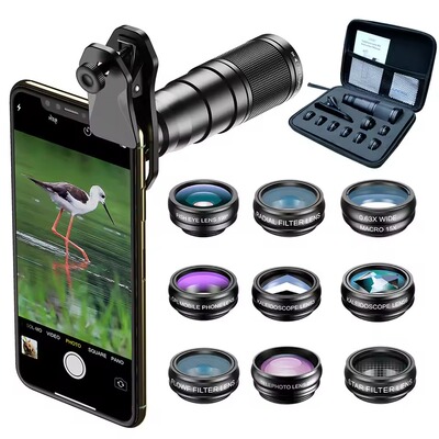 APEXEL Mobile Phone Telescope 22X Telephoto Lens With Tripod