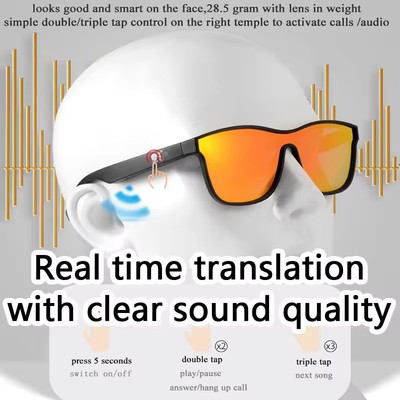 Smart Glasses Bluetooth Sunglasses Polarized Lenses Headsets