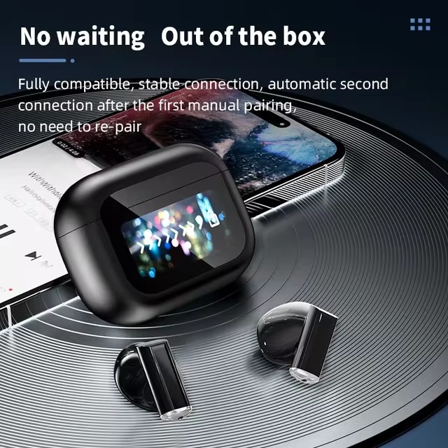 YX29 Lcd  Screen Bluetooth Earphone TWS Earbuds Game Headset