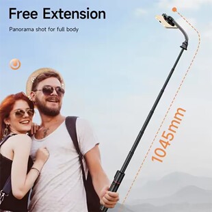 Magnetic Extend Selfie Stick Tripod Holder Stand Bluetooth