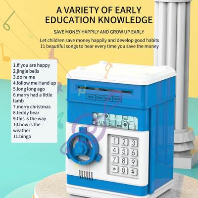 Electronic Piggy Bank Mini ATM Password Money Bank Cash Coin