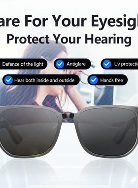 Smart bluetooth Glasses Men Women Wireless headphones Music