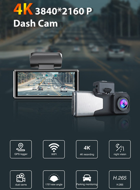 4K GPS logger car camera dashcam recorder wifi recorder DVR