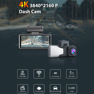 4K GPS logger car camera dashcam recorder wifi recorder DVR