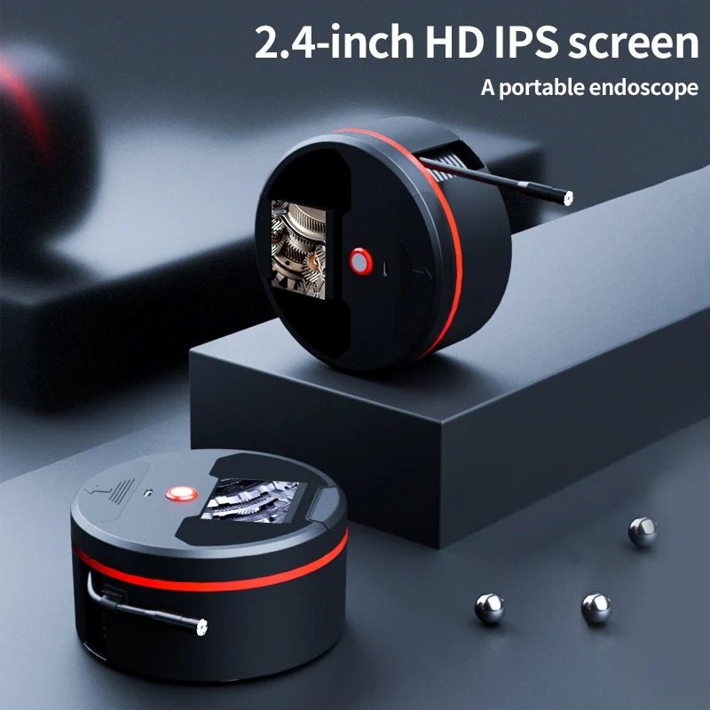 Industrial Endoscope Camera 8mm 1080P stowable LCD Borescope,电子/电工,内窥镜摄像头,淘宝优惠券,粉丝福利购,淘宝优惠卷