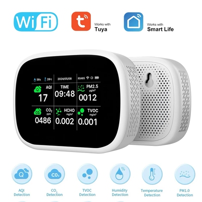 Tuya WiFi Smart Air Quality Detector  AQI PM10 CO2 TVOC