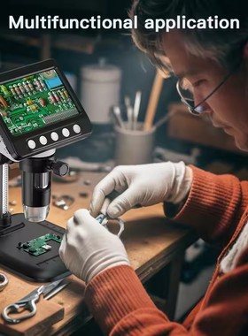 4.3'' Microscope 1600X Magnification 2MP Microscopio