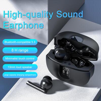 Wireless Earphone Power Display Bluetooth Earphone NoiseCanc