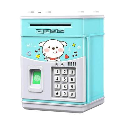 Electronic Piggy Bank MINI ATM Saving Box with Password Simu