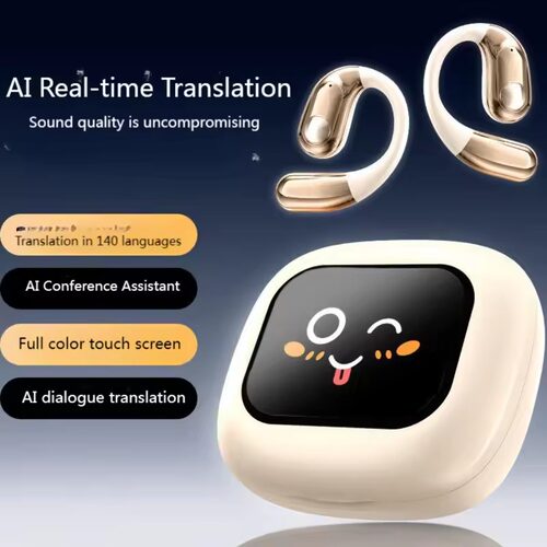deepseek  AI translator bluetooth headphone wireless earbuds