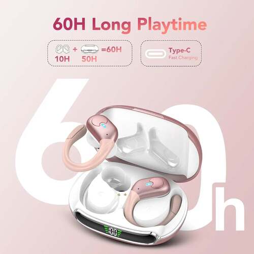 Sports 5.3 Wireless Bluetooth Headset  Earhook Headphones