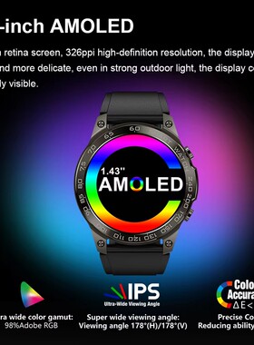 NFC Smart Watch 1.43'' AMOLED 400mAh BlueTooth CallWatches