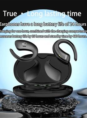 True Wireless Earbuds TWS Earphone Mic Sport Earhook Headset